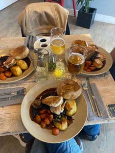 Roast Dinner at Brighton Marina